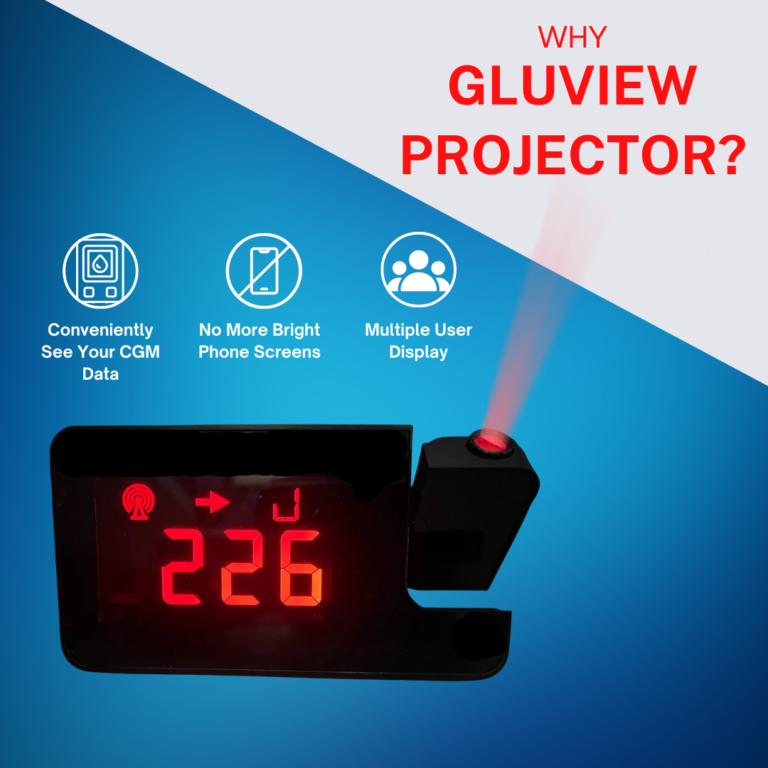 Gluview Glucose Clock Projector