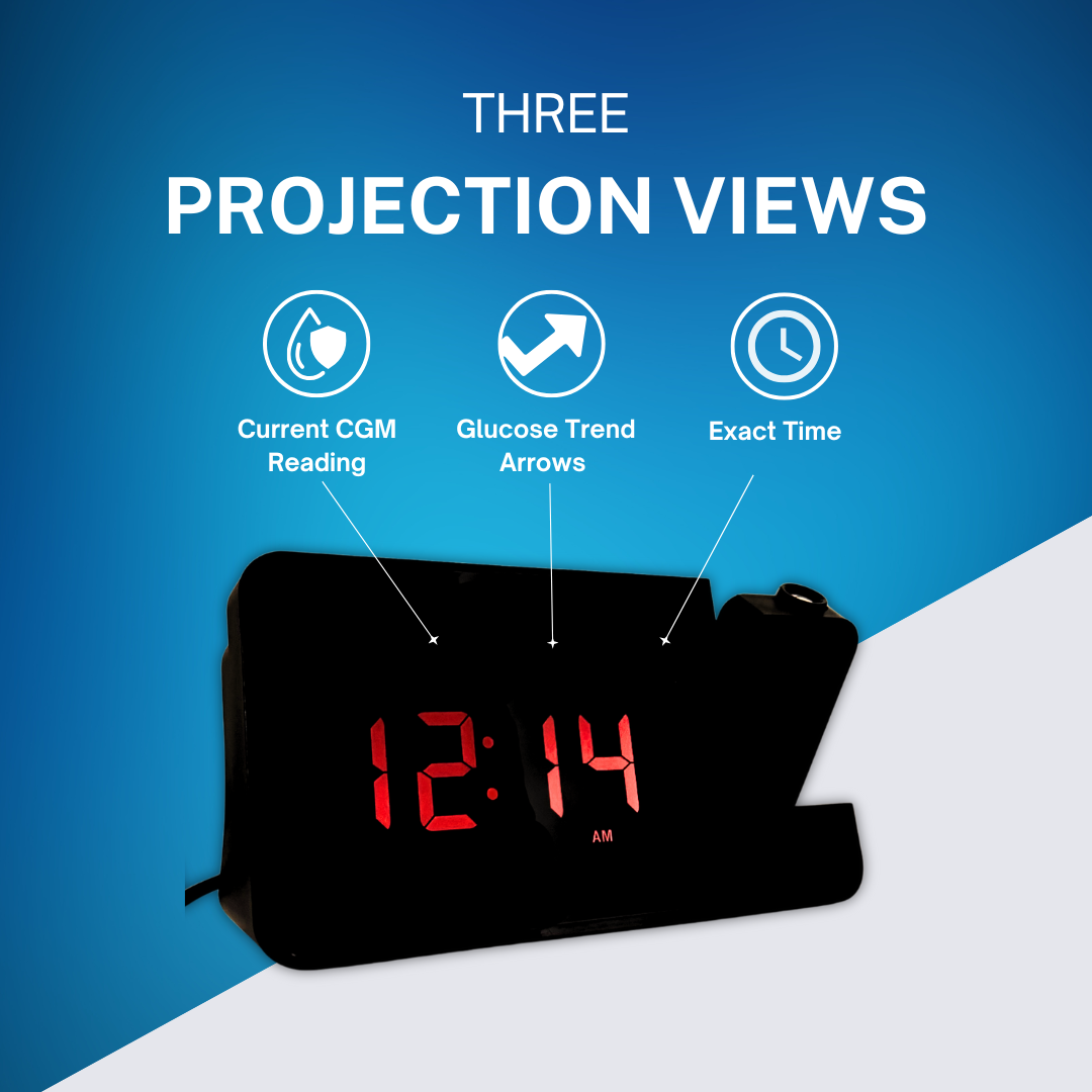 Gluview Glucose Clock Projector