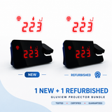 1 New Gluview Projector + 1 Refurbished Gluview Projector